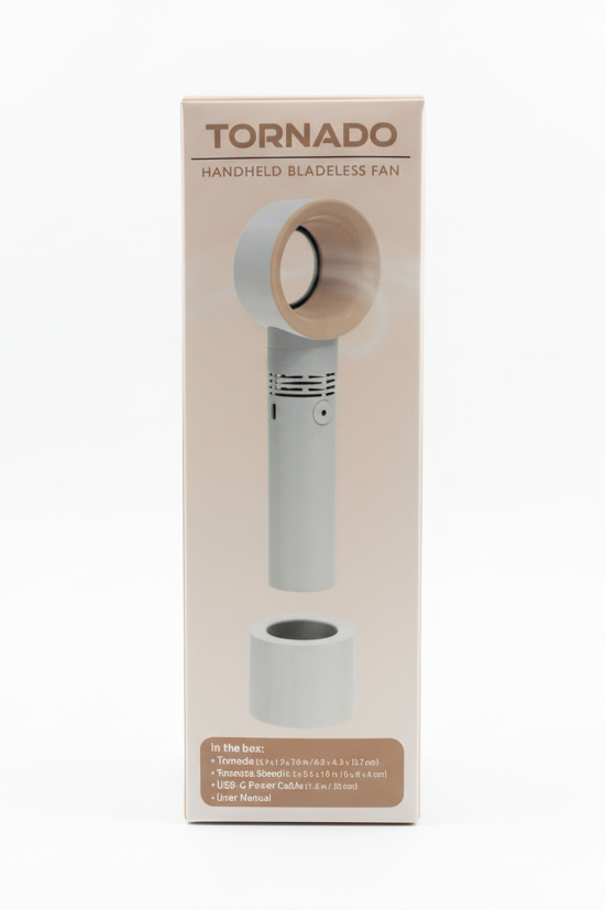 Handheld bladeless fan