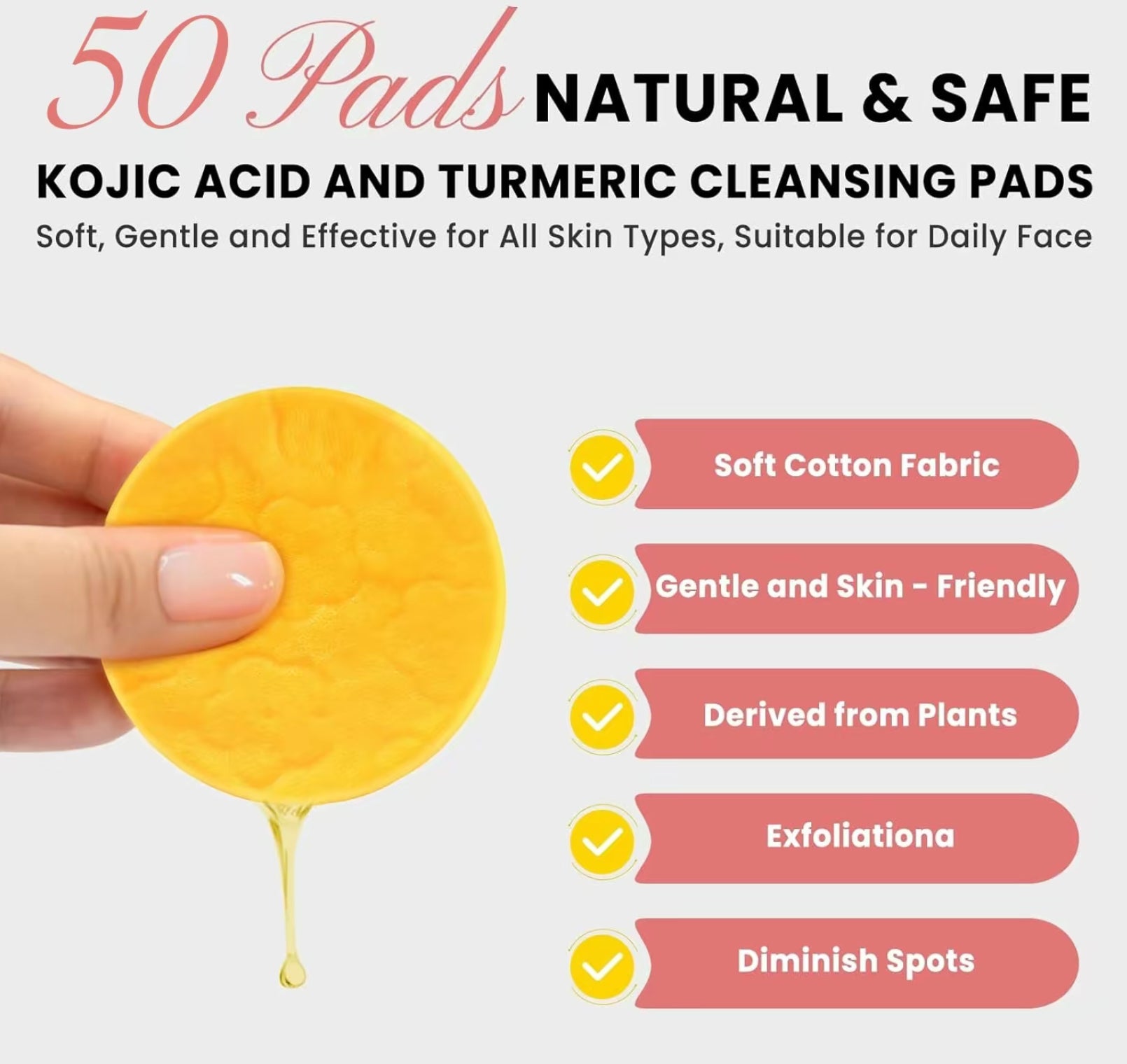 Cleansing Pads de Cúrcuma y Ácido Kójico