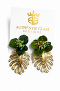 classic leaf earrings