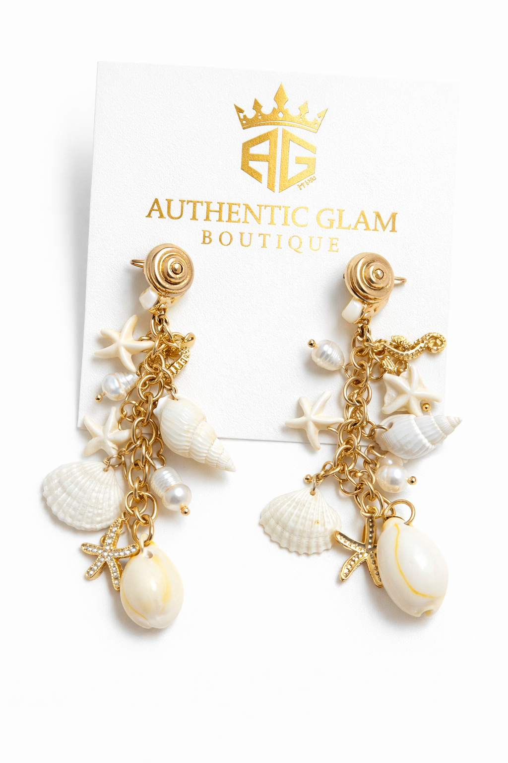 sea party earrings