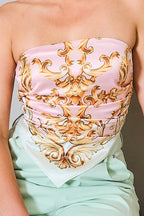 Satin Scarf Top