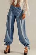 Relax Fit Tapered Jeans adjustable