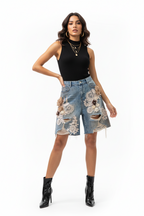 Bermudas sexy floral short