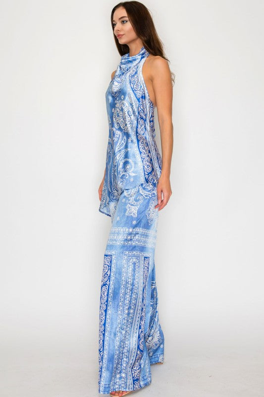Monaco Paisley Satin set