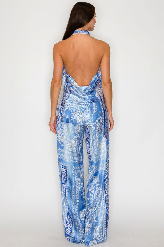 Monaco Paisley Satin set