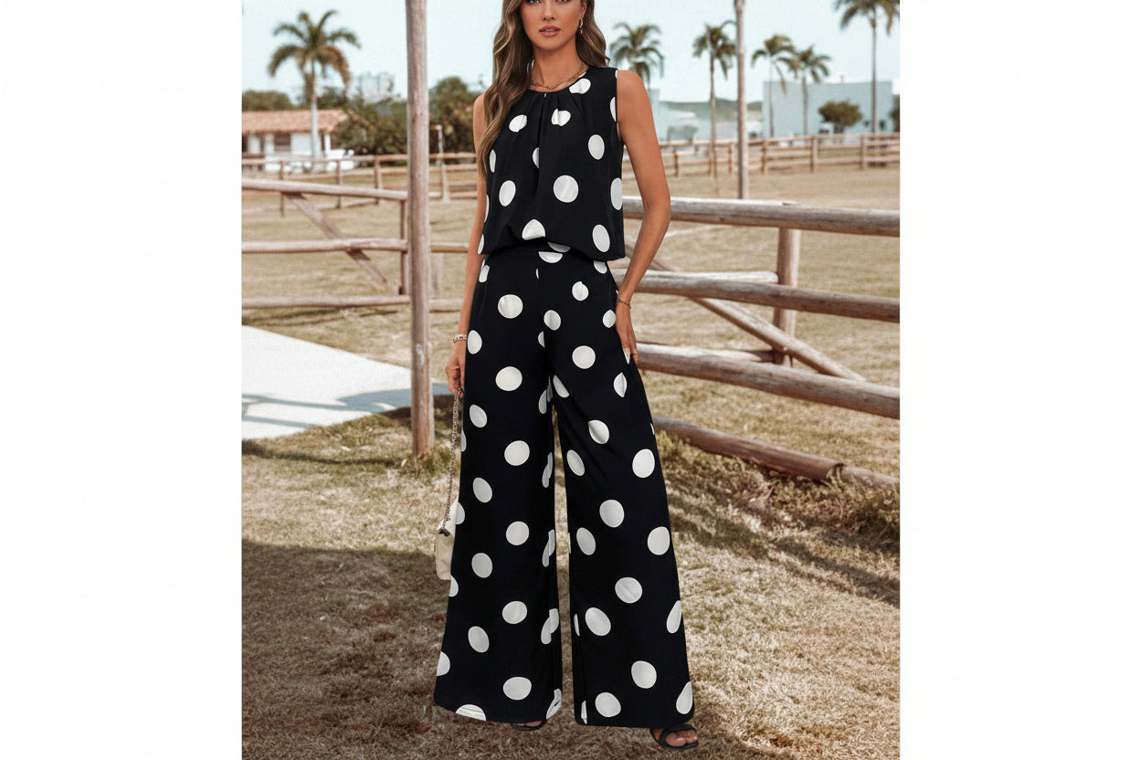 polka dots set