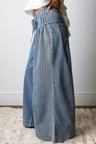 Casual Fancy Wide leg Jeans