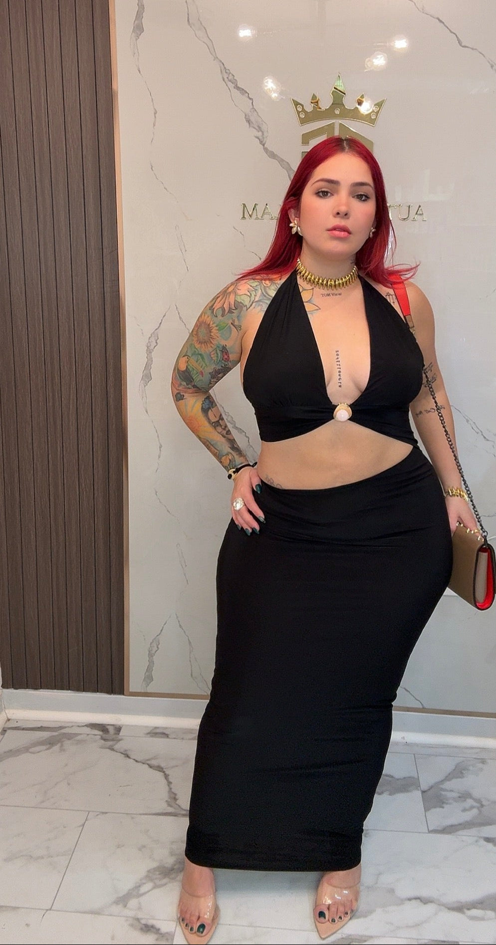 Noir seduction Dress