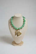 cuarzo fish necklace