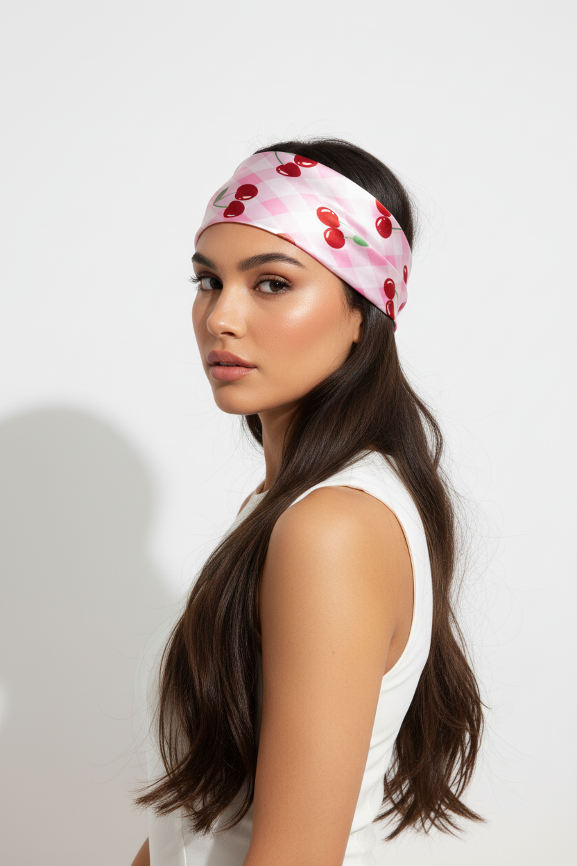 Cherry scarf or pañuelo