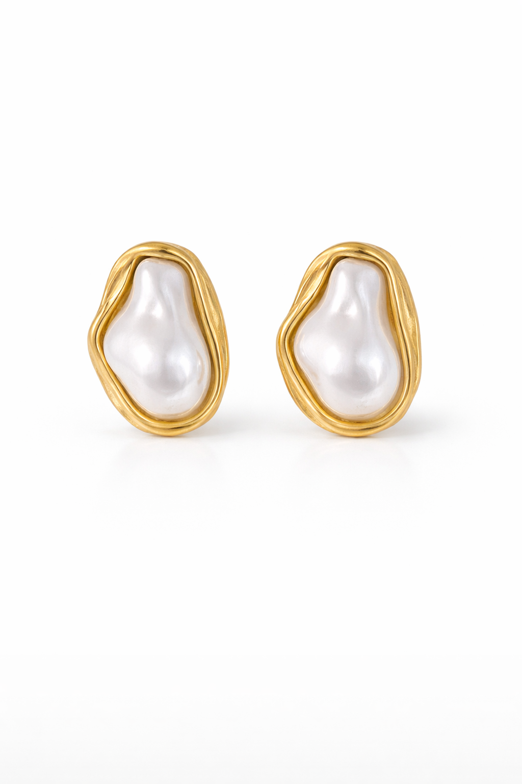 Stone earrings