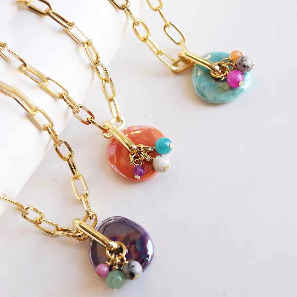 Summer colorful necklace
