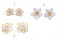 Flowers Spring Summer earrings