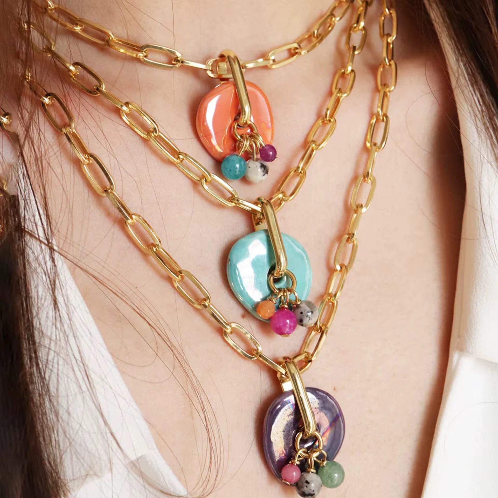 Summer colorful necklace