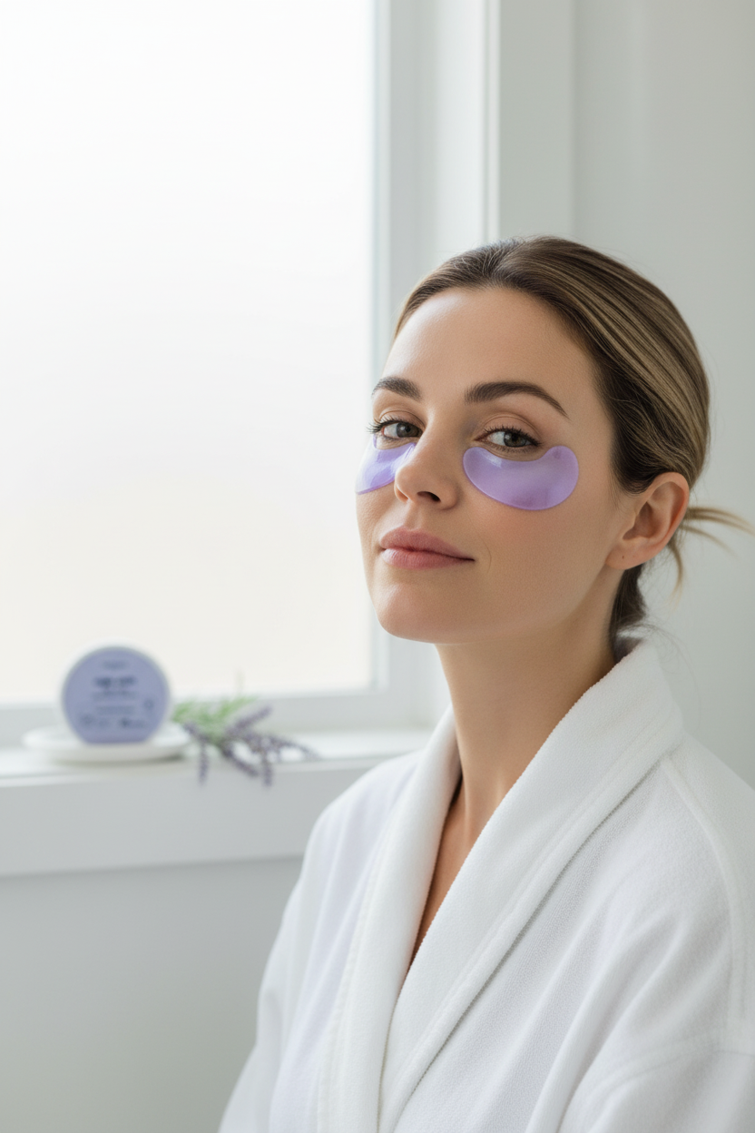 Night shift soothing under eye mask