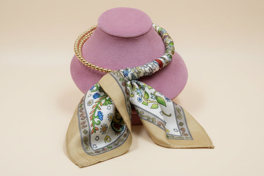 Scarf necklaces