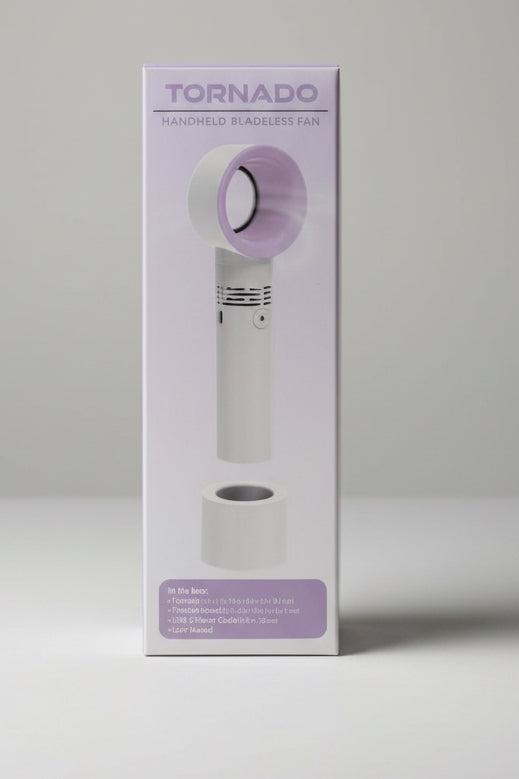 Handheld bladeless fan