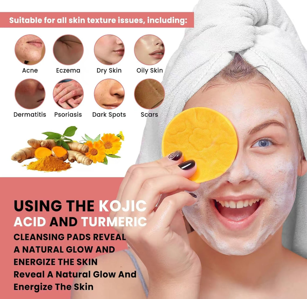 Cleansing Pads de Cúrcuma y Ácido Kójico
