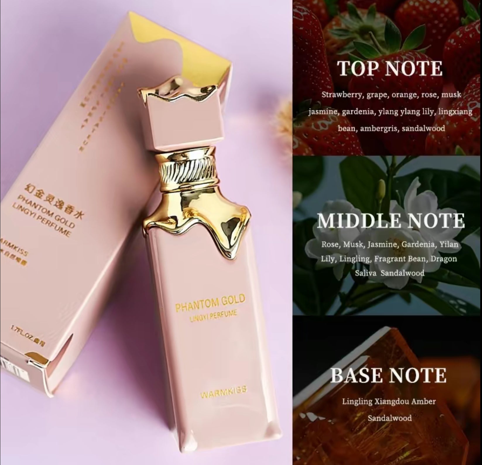 "Phantom Gold" Warmkiss – Aroma Floral y Afrutado de Lujo