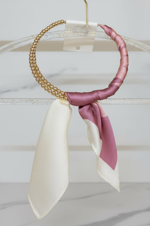 Scarf necklaces