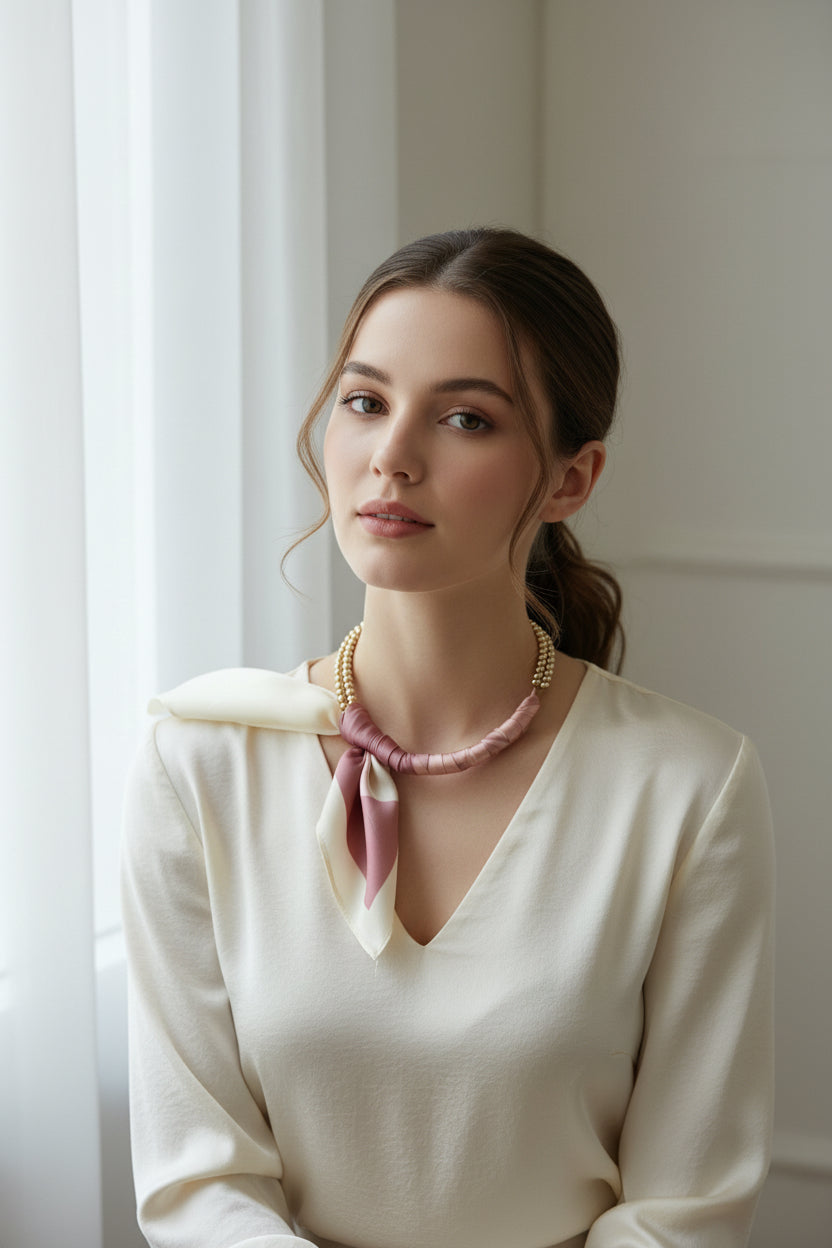 Scarf necklaces