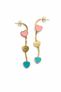 Omega earrings