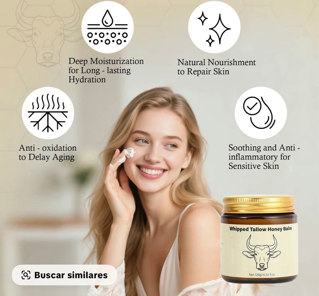 Sebo de res para la cara