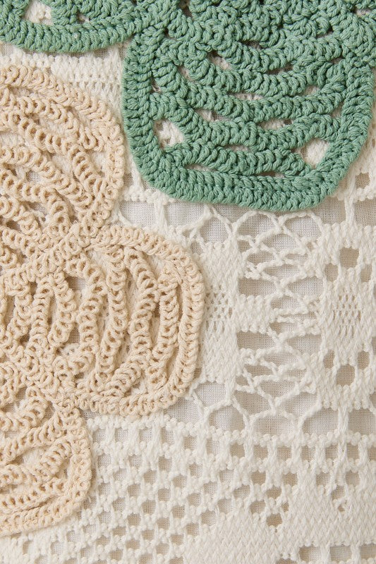 Capri Breeze Crochet vest