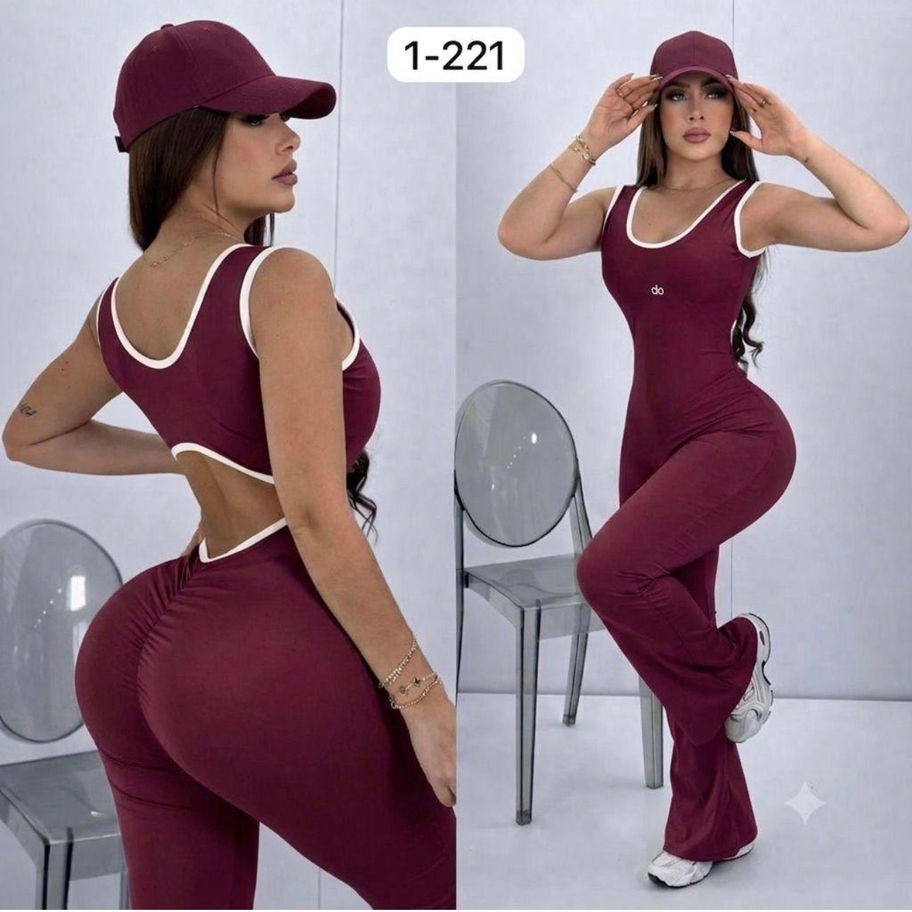 Al0 jumpsuit wine