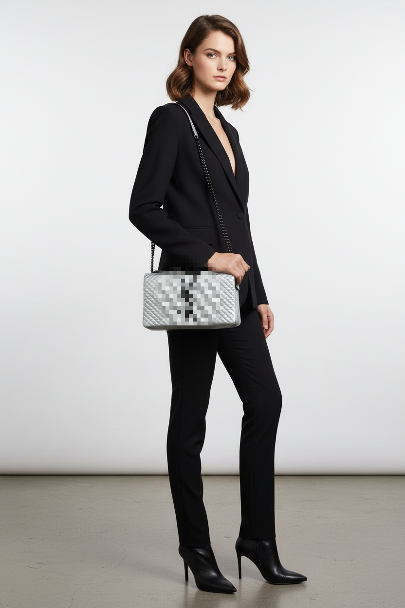 Y SL silver bag the icon