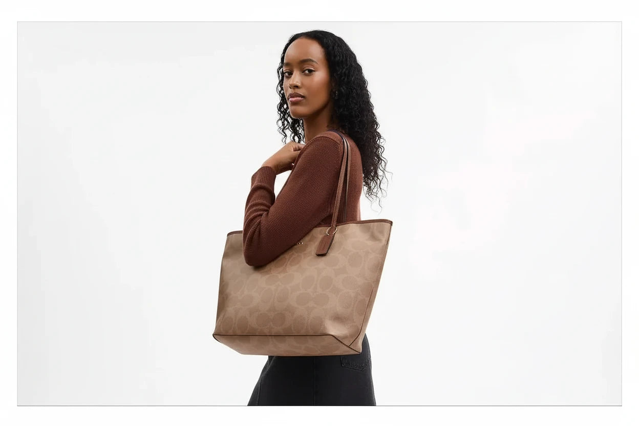 Inspire designer coa,ch  reversible bag