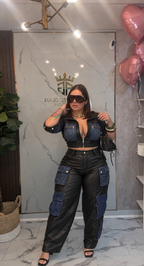 Midnight Rhinestone set