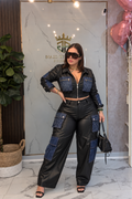 Midnight Rhinestone set