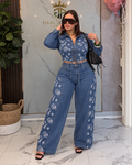Paisley Denim set