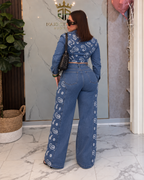 Paisley Denim set