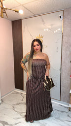 Capuchino Polka dress