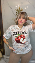 Lace Apple Tshirt