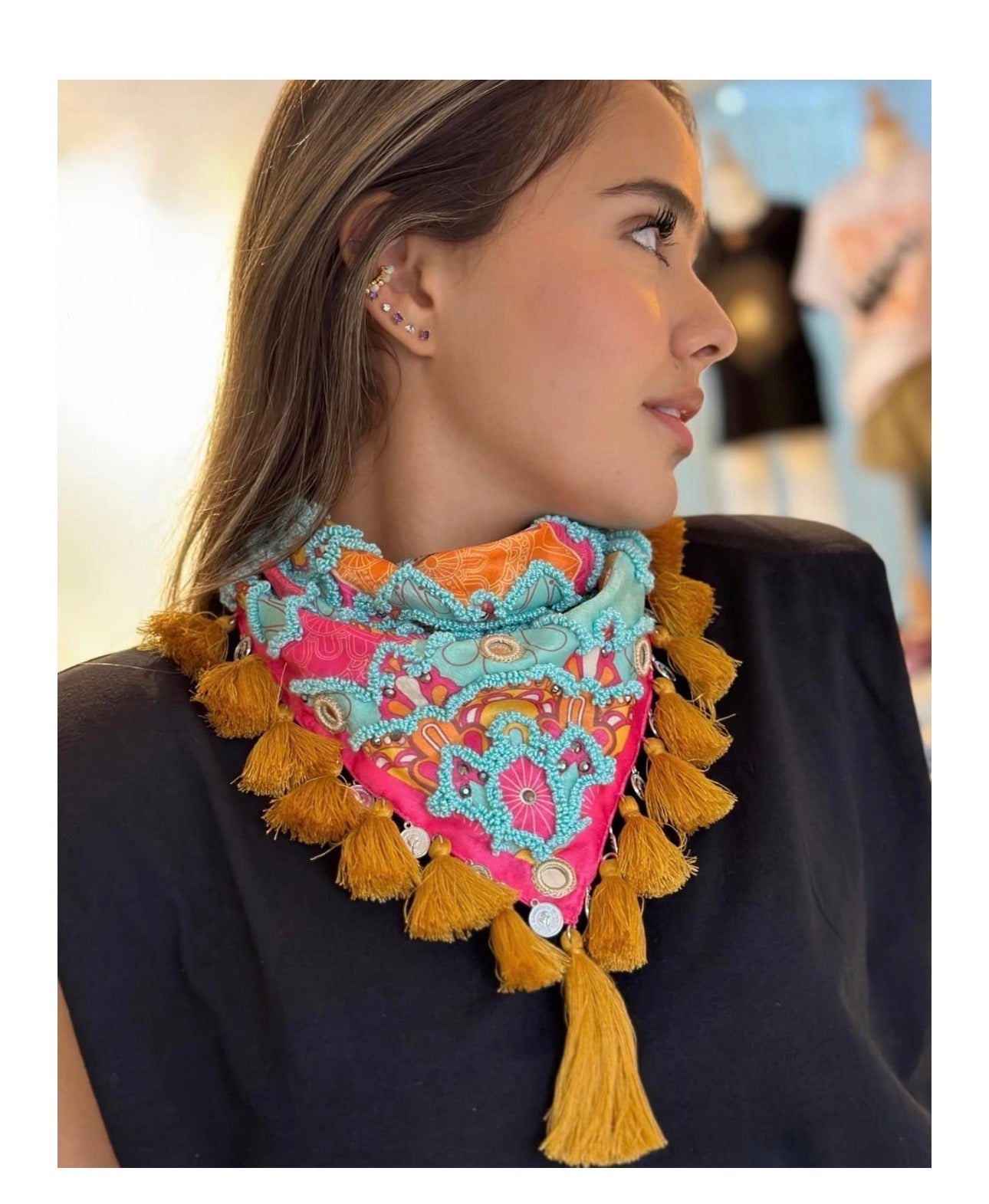 Boho style hair accesories