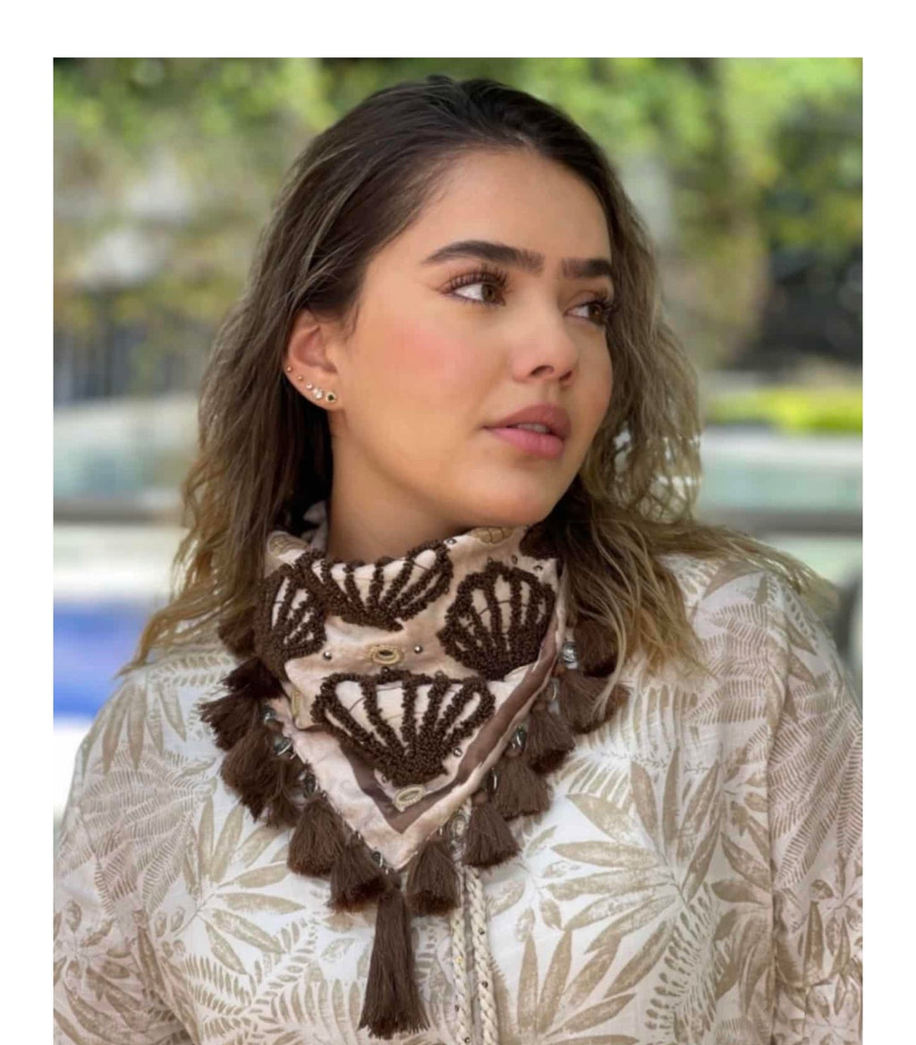 Boho style Hair accessories scarf or necklace