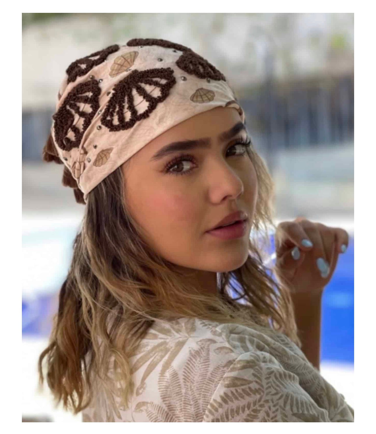 Boho style Hair accessories scarf or necklace