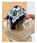 Boho style scarf necklace or Hair accesories