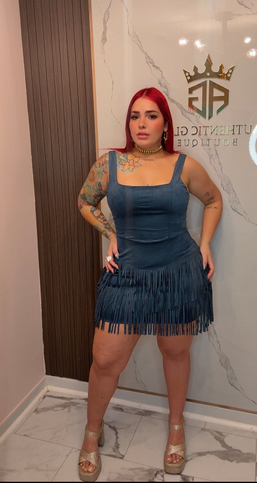Rodeo Blue dress
