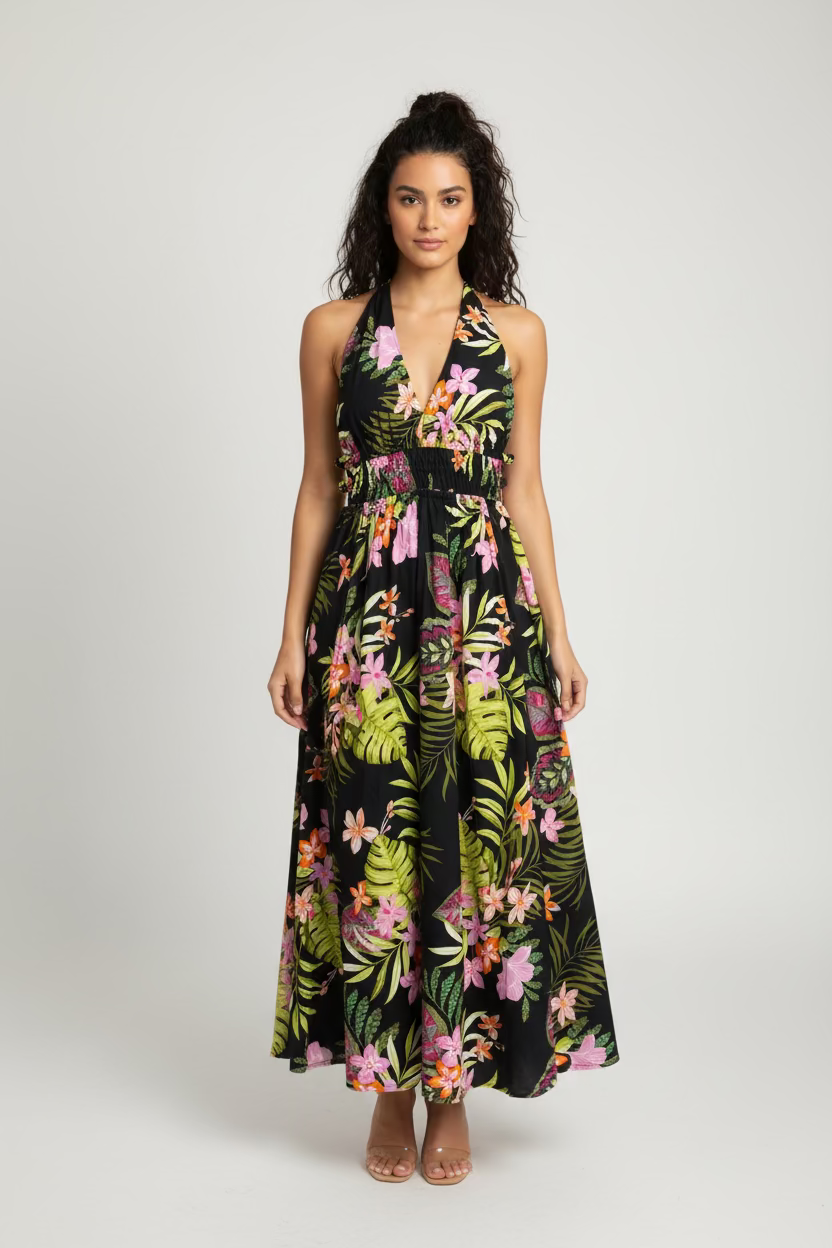 FLOWER CLASIC DRESS