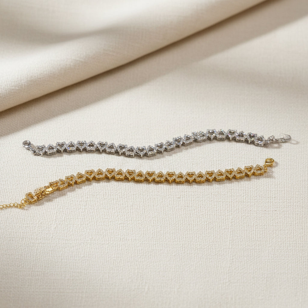 the hearts bracelets