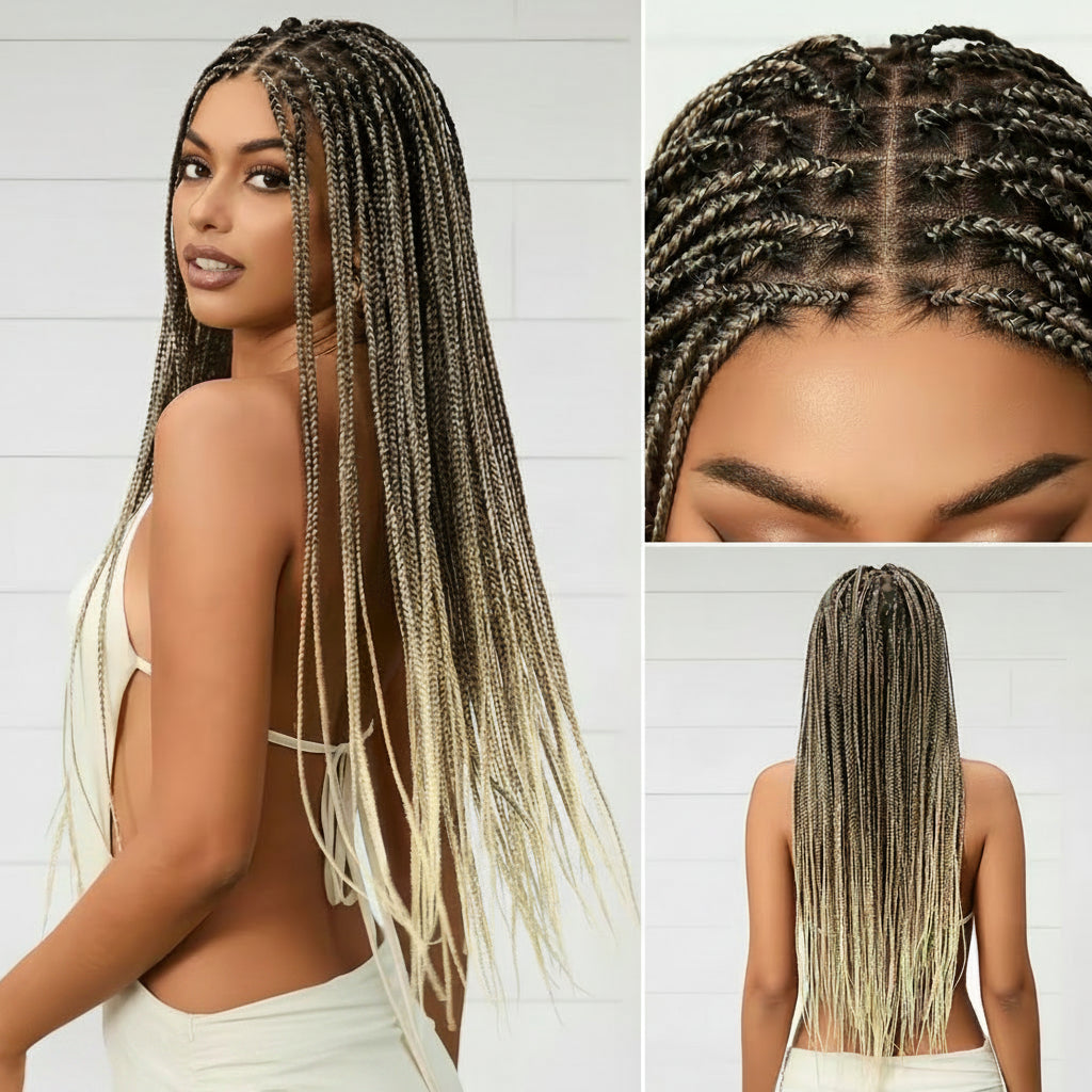 wig Realistic with braids