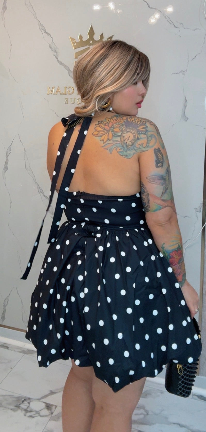 polka dot dress