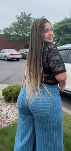 Casual Fancy Wide leg Jeans