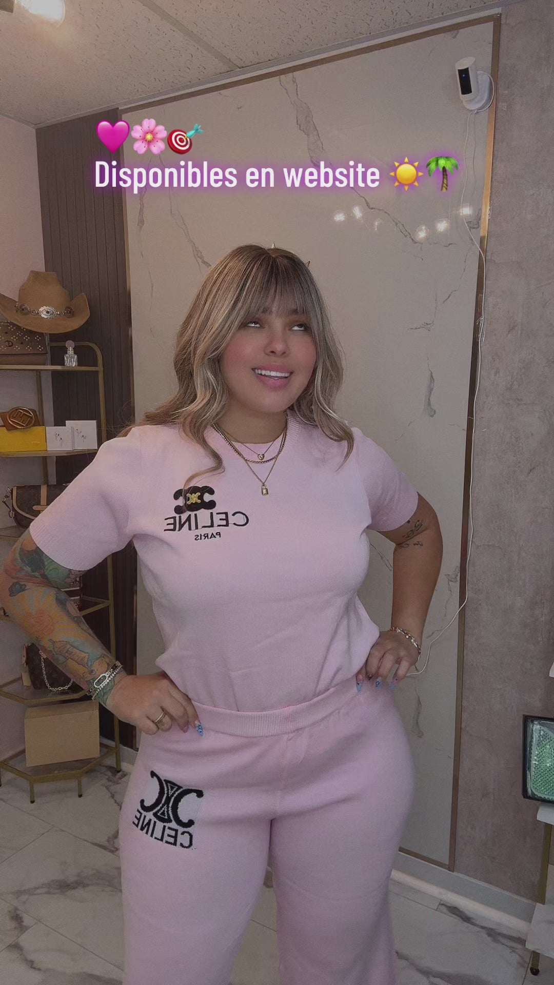 CELINE SET PINK