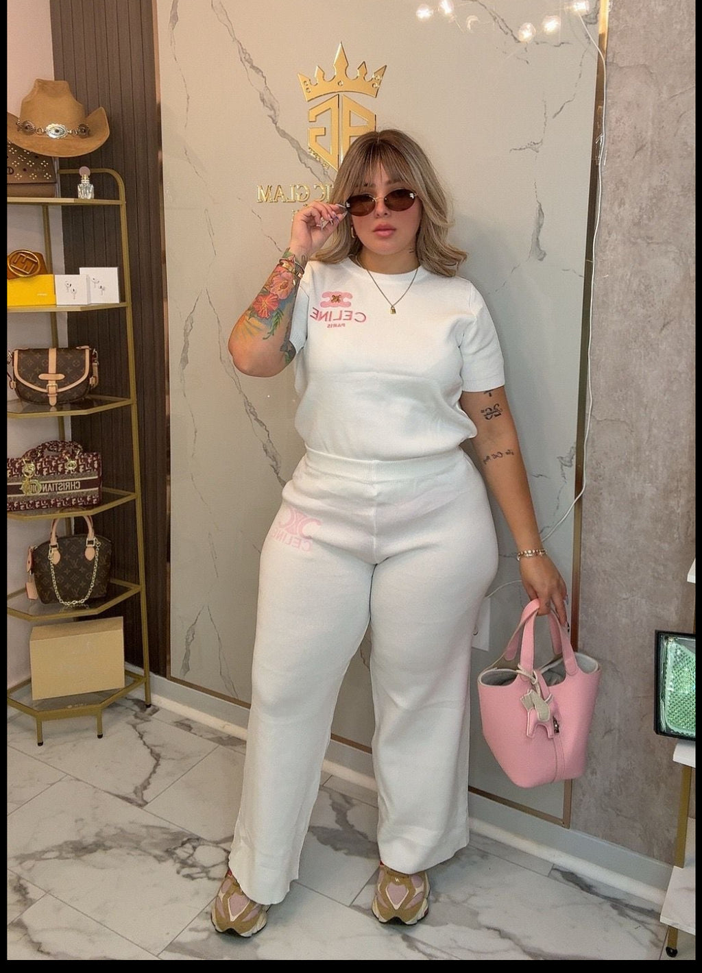 CELINE SET WHITE