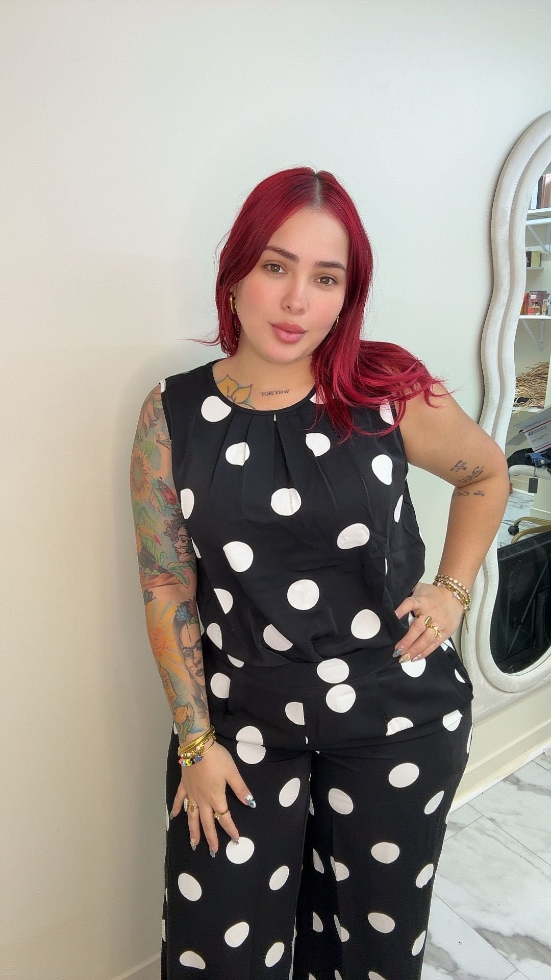 polka dots set
